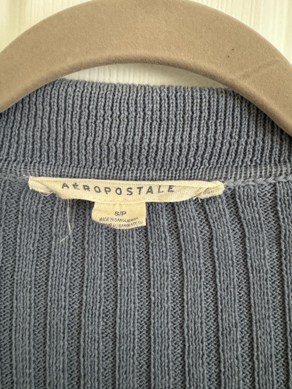 Aeropostale Ribbed Wraparound Cardigan - Picture 3 of 3